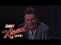 Liam neeson threatens a fan on jimmy kimmel live