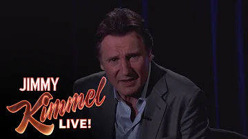 Liam Neeson Threatens a Fan on Jimmy Kimmel Live