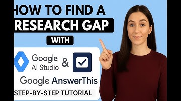 How to Find a Research Gap with #googleaistudio #answerthis #research  | Step-by-Step Tutorial
