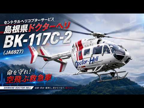 セントラルヘリコプターサービス Kawasaki BK117C-2(JA6927) 島根県ドクターヘリ