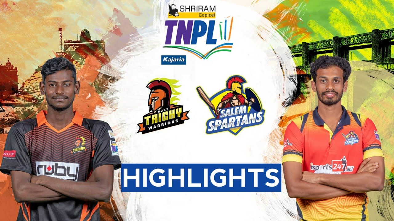 TNPL 2021 Salem Spartans v Ruby Trichy Warriors Match 18 Highlights TNPL 2021 Highlights