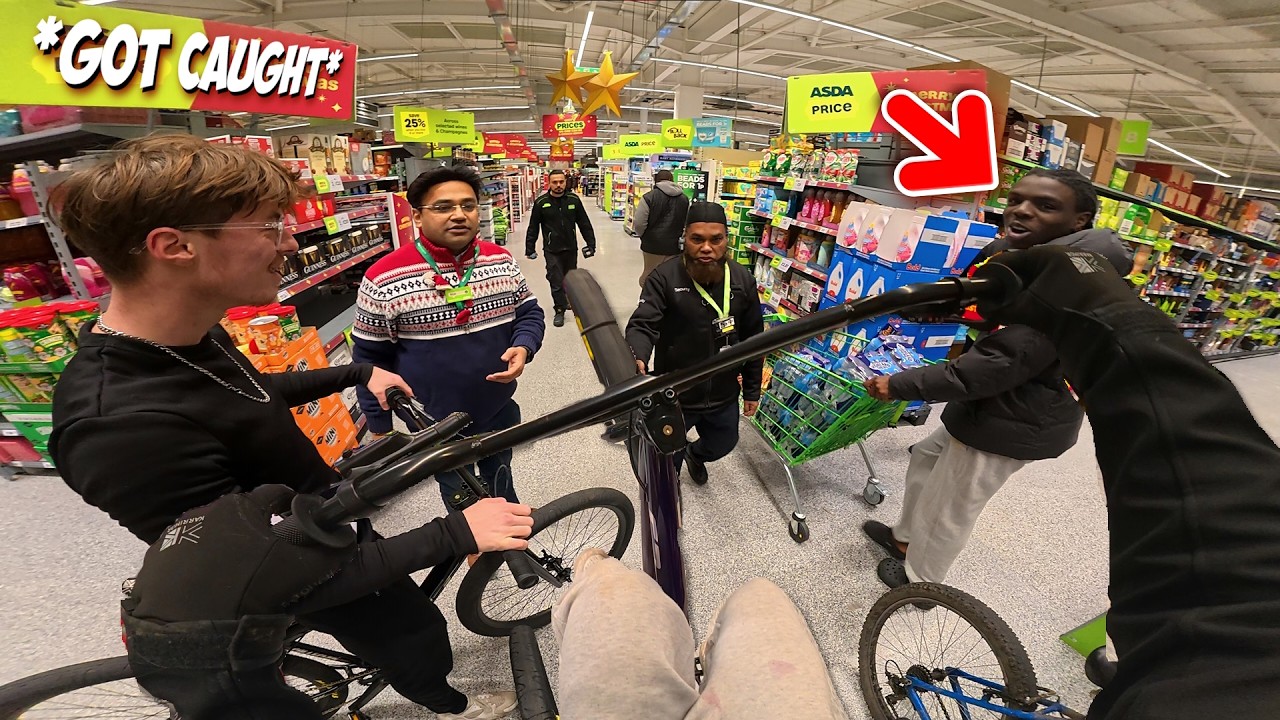 Worker BANS US FROM SUPERMARKET FOR WHEELIES...