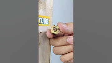 How to Install a T-Nut Properly #shorts #lifehacks #tips