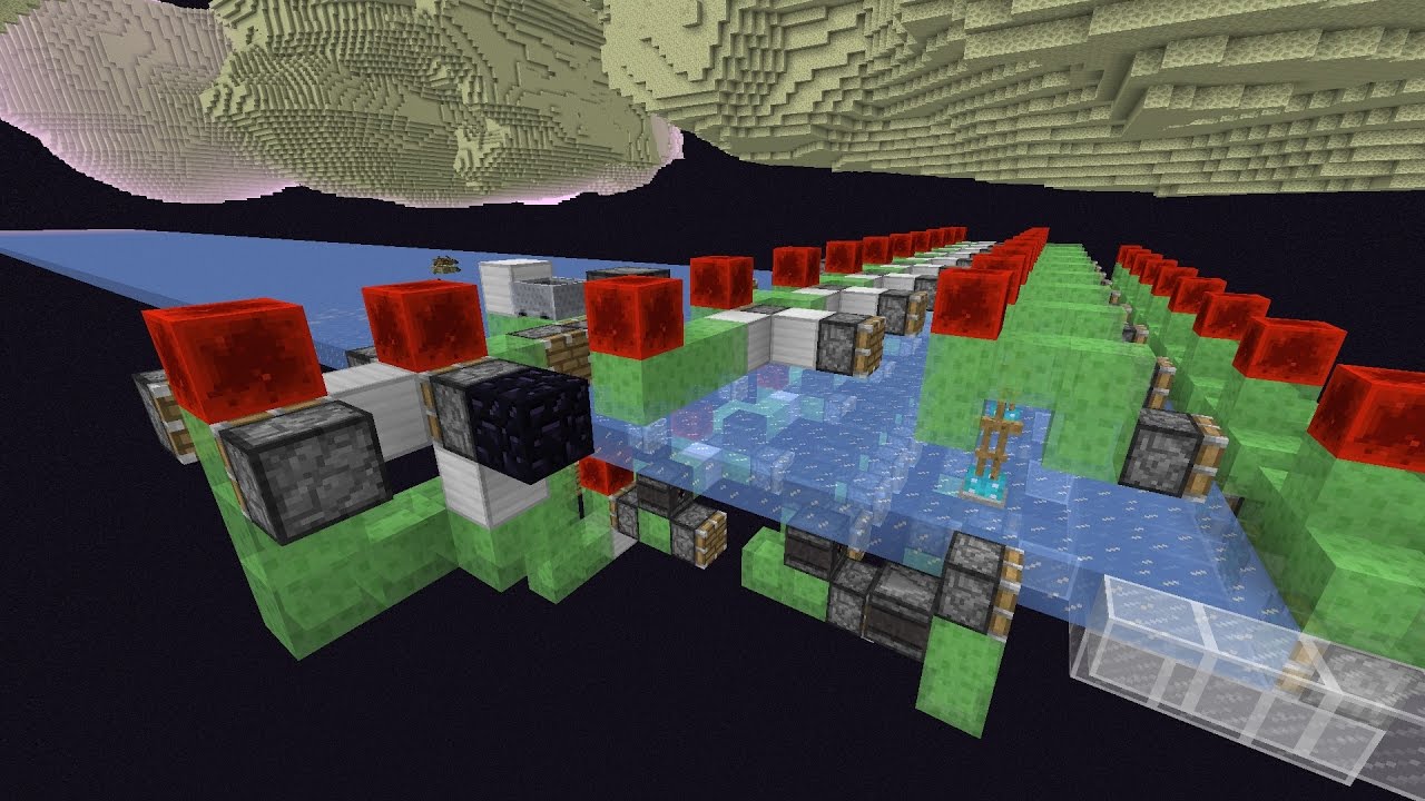 Infinite Frosted Ice Platform Generator 1.11 - YouTube