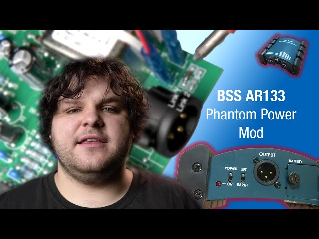 BSS AR Tutorial   Phantom Power Mod   YouTube