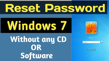How to Reset Windows 7 Password Without CD or Software