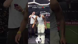 Marlon Took His First Baller League Loss But Met The Goat Ronaldinho