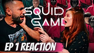 I GOT SLAPPED FOR SQUID GAME!! Squid Game Episode 1 Reaction
