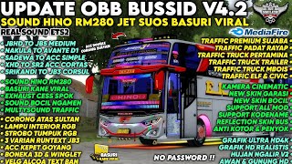 UPDATE 😱 OBB BUSSID V4.2 SOUND HINO RM280 JET SUOS | Sound Real Ets2 | Bussid