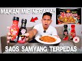 MAKAN MIE SAMYANG + SAOS SAMYANG TERPEDAS !! | *Challenge Gone Wrong?!