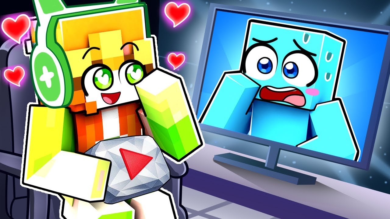 Una STREAMER se ENAMORA de Mi en Minecraft!