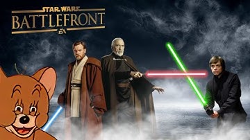 2v1 Duel: Count Dooku vs Luke & Obi Wan in Battlefront II