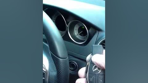 2012 Mercedes C Class remote engine start.