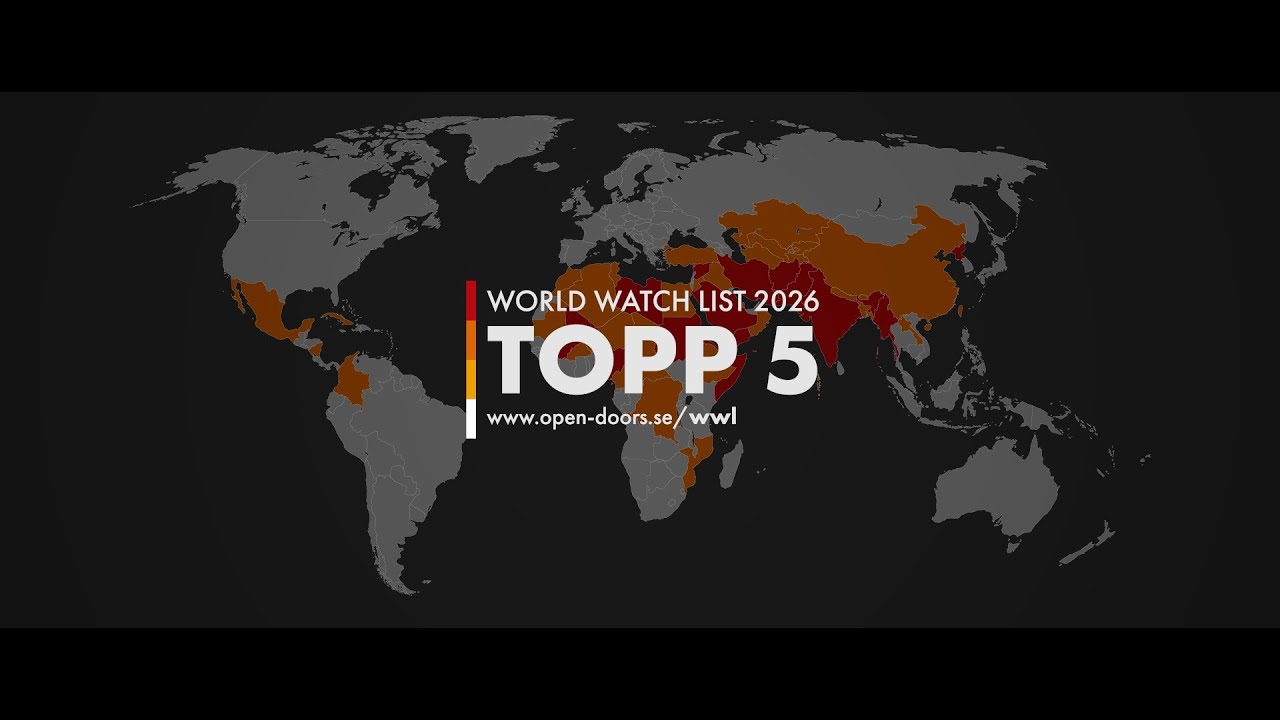 Vilka länder är topp fem på World Watch List 2026?