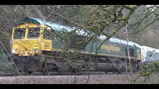66621 4200 Tonnes Whatley Quarry Flhh To Hanwell Bridge Loop 6A50 1026 26Th January 2026