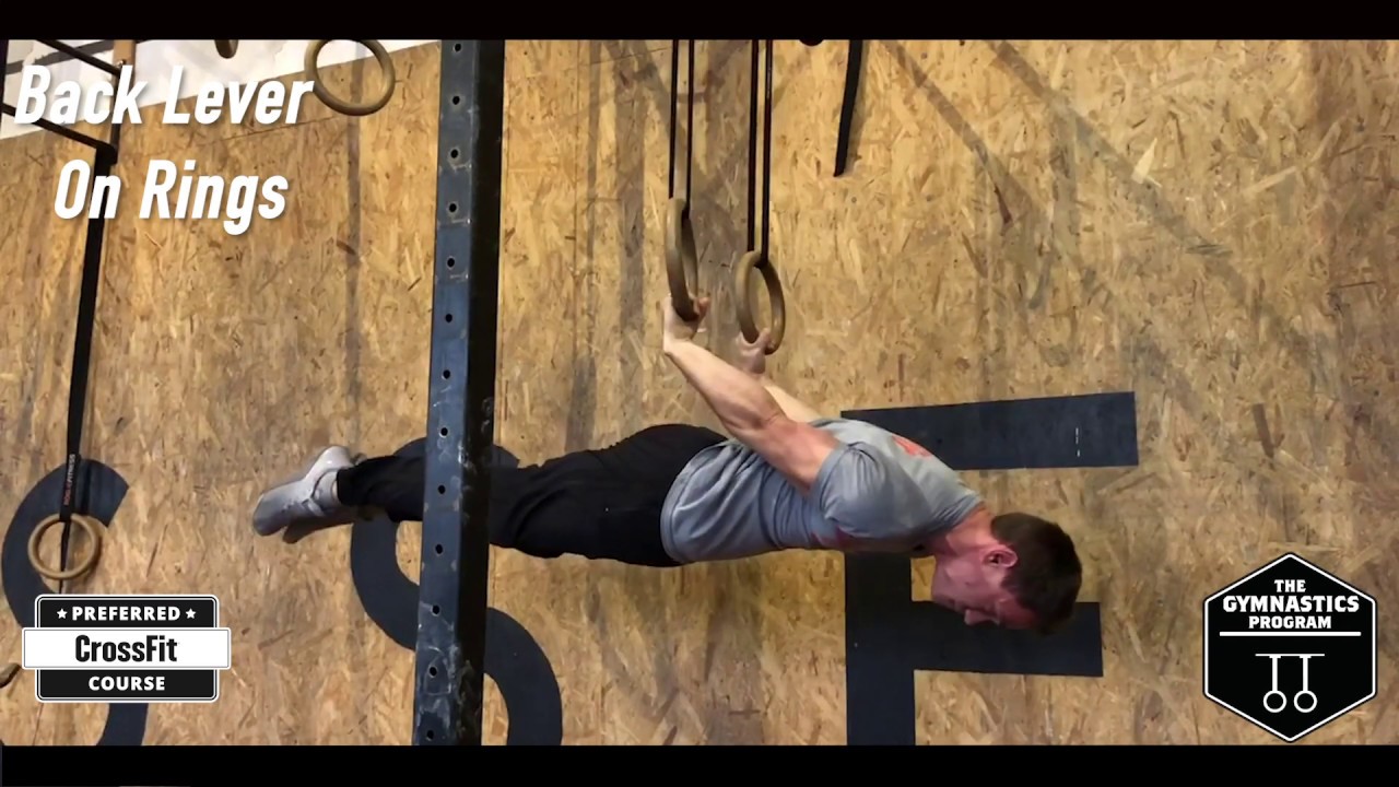 Back Lever On Rings Gymnastics Programming YouTube