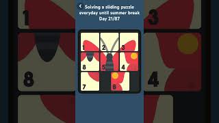 Sliding puzzle day 21/87