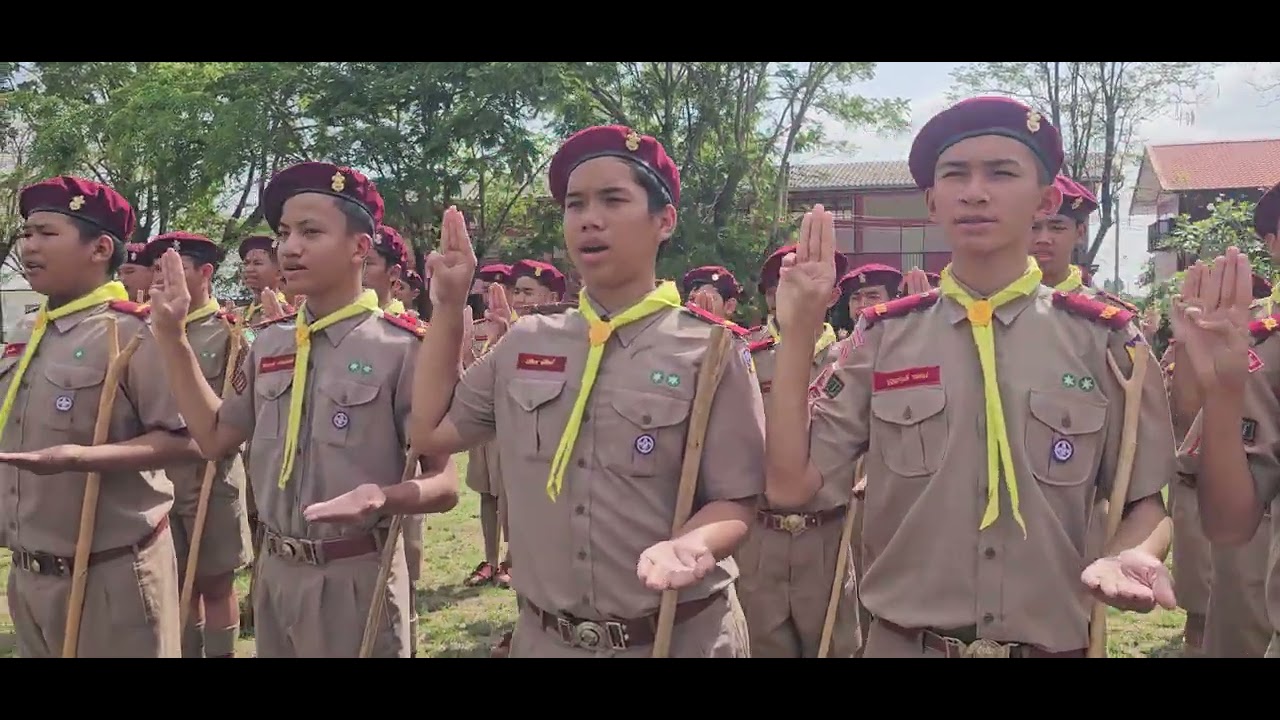ประเมินสวนสนามลูกเสือโรงเรียนบ้านปรือวายใหญ่