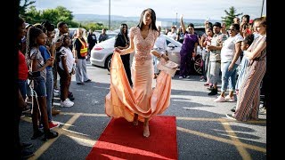 Students arrive for the Dauphin County Technical School 2019 prom