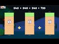 Numberblocks triple same addition (231-240) | educational @ColorArt_id #learntocount