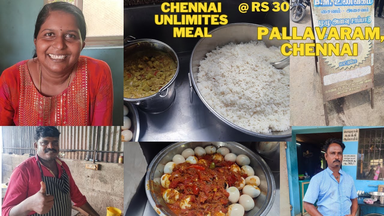 Chennai's Best Kept Secret 30rs Unlimited Meals! YouTube