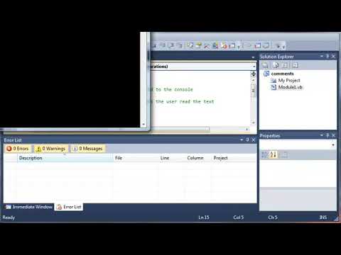 Visual Basic Tutorial   6   Comments And Whitespace   YouTube