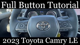 2023 Toyota Camry LE - (FULL Button Tutorial)