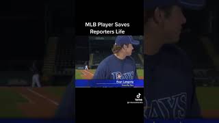MLB Player Saves Reports Life #mlb #hero #baseball #fyp