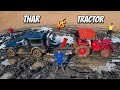Thar 4x4 VS Tractor Power Test | अब आयेगा मजा |
