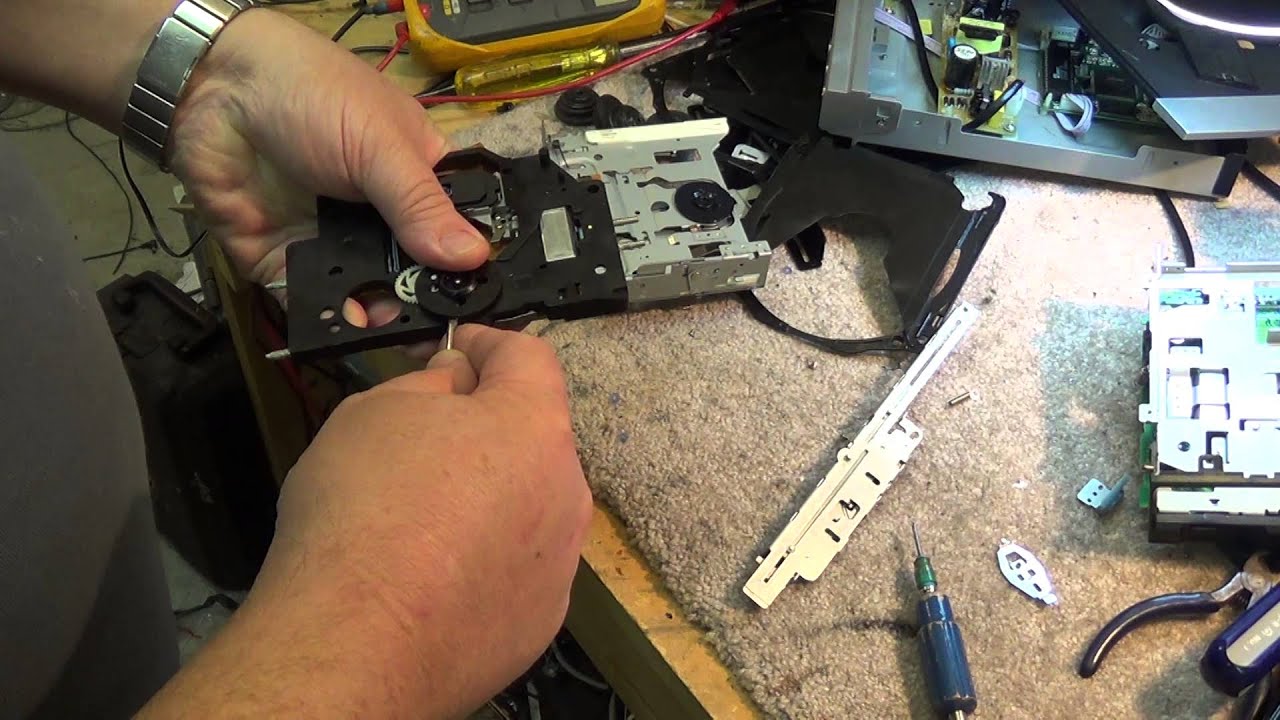 DVD player repair - YouTube