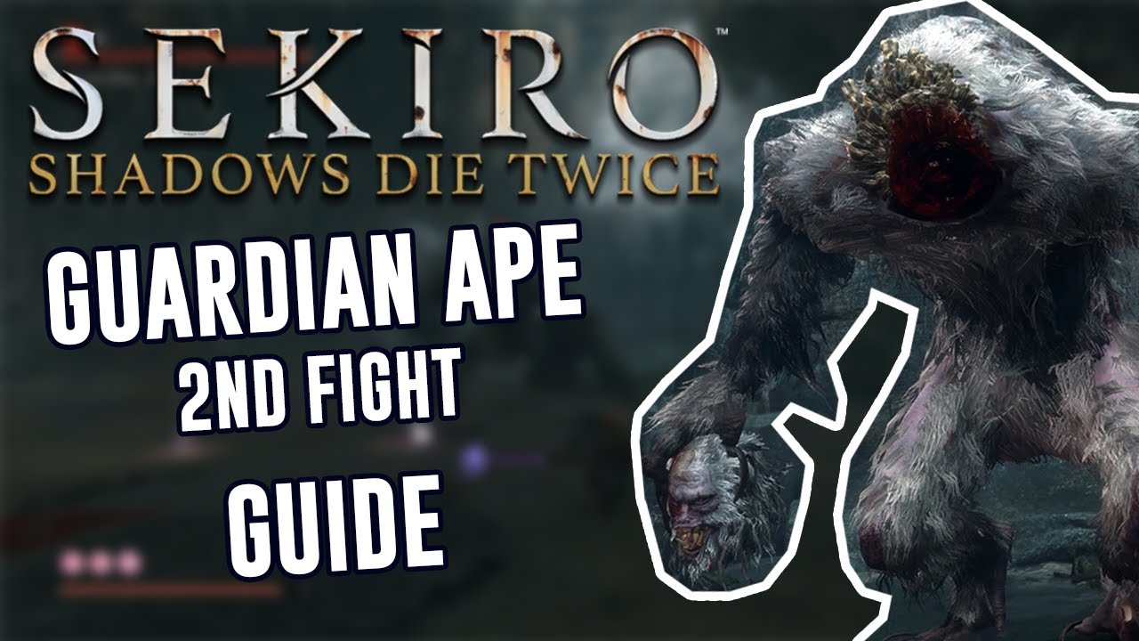 SEKIRO: Guardian Ape Guide (2nd fight in Ashina Depths) (Ichimonji + firecrackers prosthetic)