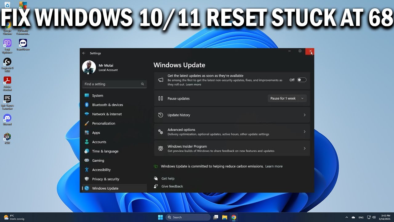 How To Fix Windows 10 & 11 Stuck at 68 During Reset Recovery - Easy Fix ...