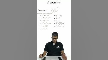 GMAT Quant Formula: Exponents #1