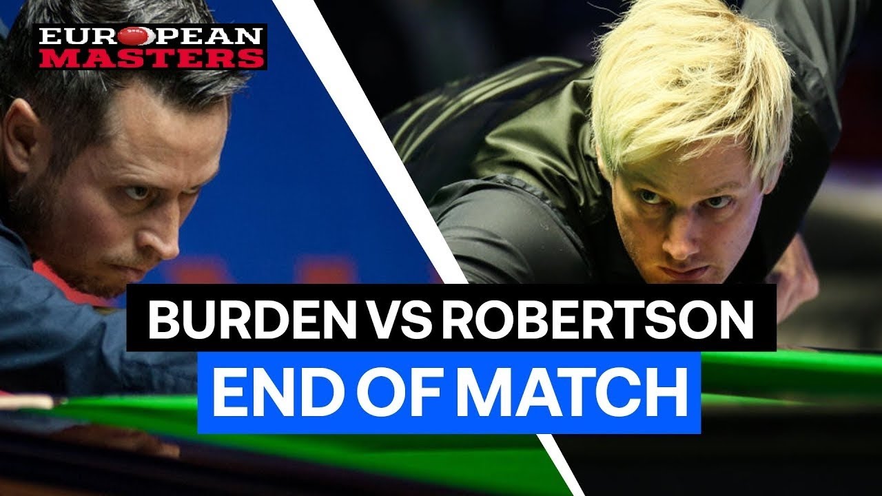 Snooker European Masters 2022 Neil Robertson VS Alfie Burden