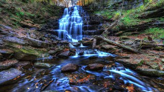 Звук водопада, воды звуки природы для сна Waterfall sounds water noise nature sounds for sleeping #4