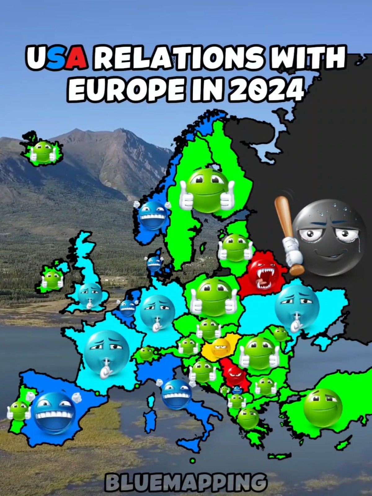 RUsa Relations With Europe Countries In 2024 Vs 2026 Geography Europe Oardefault 