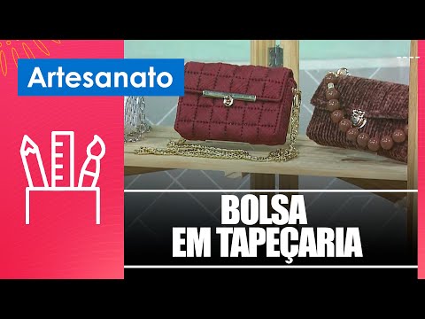 Aprenda a fazer bolsa em tapeçaria com a artesã Patrícia Lacerda –11/12/24