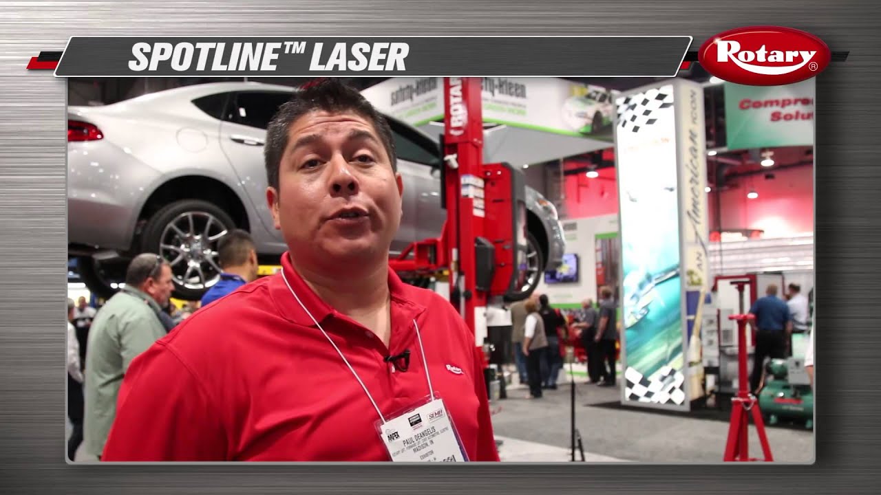 SEMA 2014  Rotary Lift Spotline™ Laser