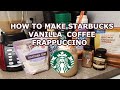 How to Make Starbucks Vanilla Coffee Frappuccino