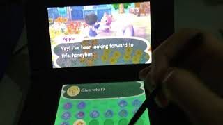 What happens when you give someone perfect fruit in Animal Crossing: New Leaf