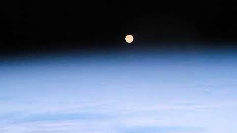 10. Moonset over the Atlantic Ocean