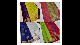 Pure Kanchipuram Soft Silk Sarees||Whats app:9385935667 screenshot 5