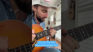 Easy Diminished Blues Lick - Key of C #guitarlicks #guitarlessons