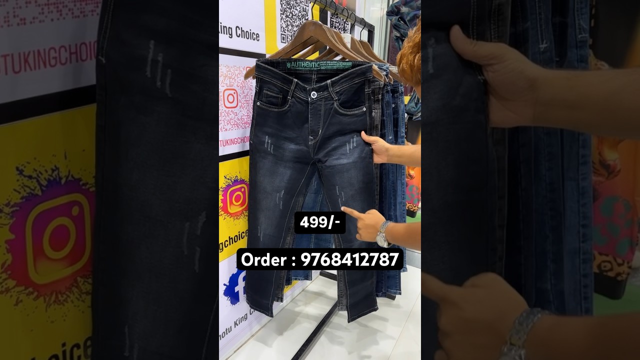 Scratch Torn Jeans Rs: 499/-🔥| Best Quality Denim Jeans 