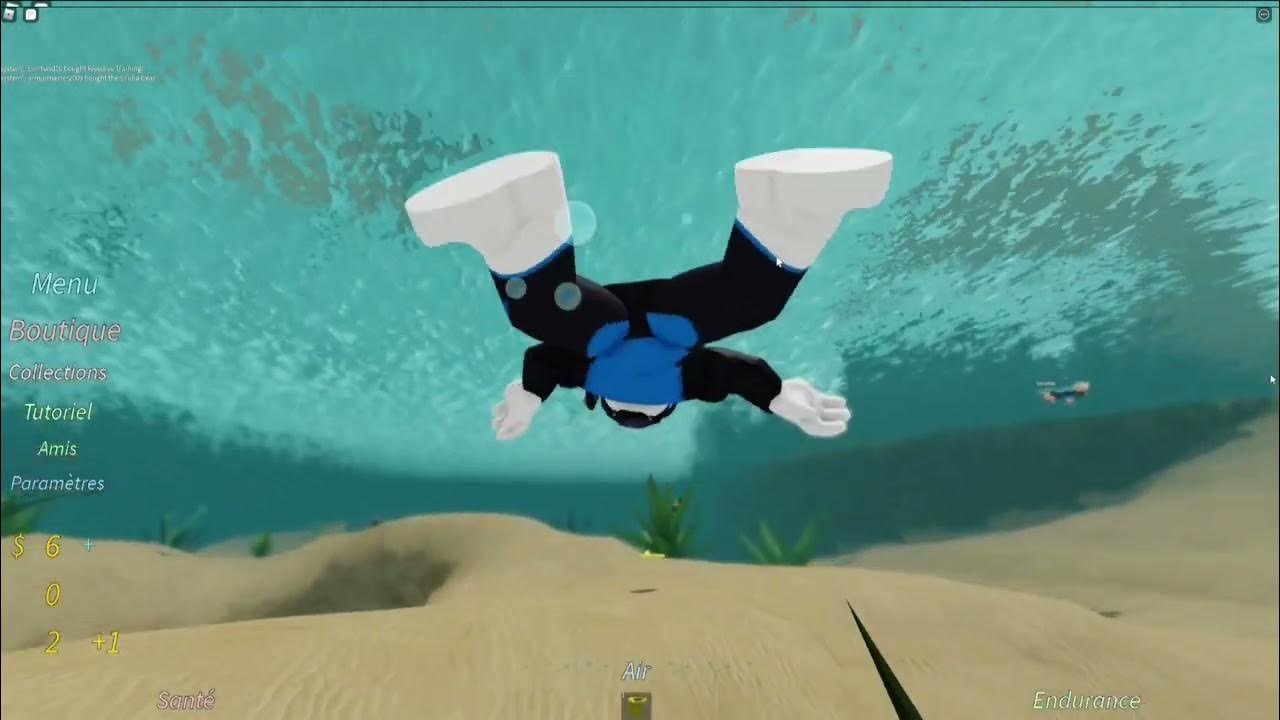 JE VISITE LES PROFONDEUR DU LAC C'EST INCROYABLE/ Roblox Scuba Diving