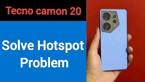Tecno camon 20 me Hotspot on nahi ho raha hai, how to solve hotspot problem
