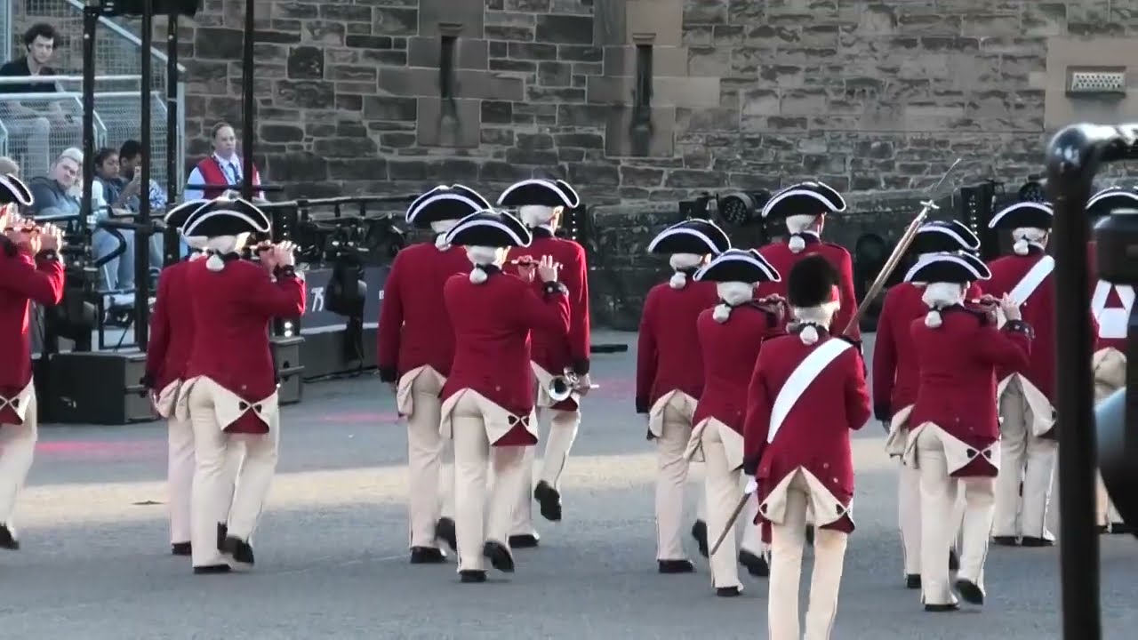 The US Old Guard Fife and Drums Corps at Edinburgh part 2