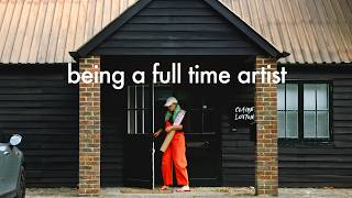 A Realistic Monday in My Art Studio | Full Time Art, Admin & A Secret Project