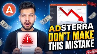 Why You're Not Earning with Adsterra 10 Biggest Mistakes Explained (Most Publishers Do This)
