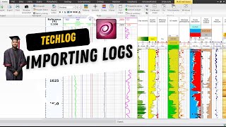 Importing Files & Logs Overview | Schlumberger Techlog Tutorial 01 | Umar Ullah
